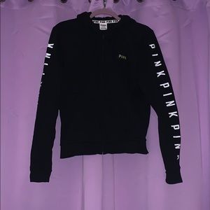 PINK Zip Down Hoodie